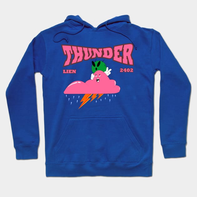 Thunder lien T-Shirt Hoodie by 24-Buby